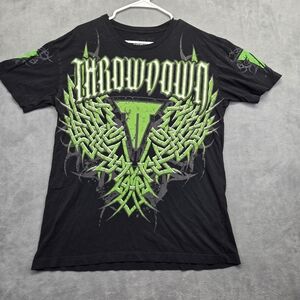 Vintage Throwdown Graphic Tee Size Large
